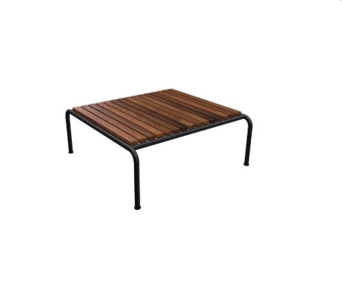 HOUE Avon Lounge Table 81x81 cm - Ash / Black Steel