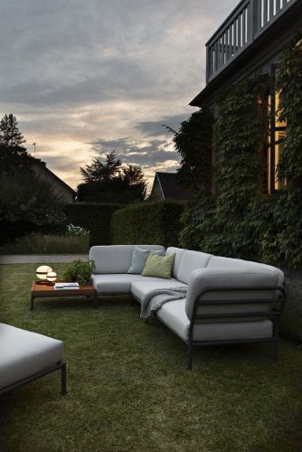 HOUE Level Lounge Sofa Left L: 140 cm - Ash