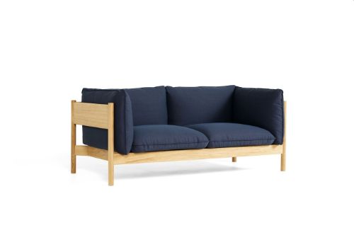HAY Arbour 2 Seater B: 180 cm - Steelcut Trio 796  / Oiled Waxed Solid Oak