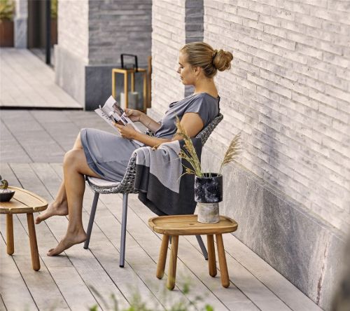 Cane-line Outdoor Royal Firkantet Sofabord 43,5x43,5 cm - Teak