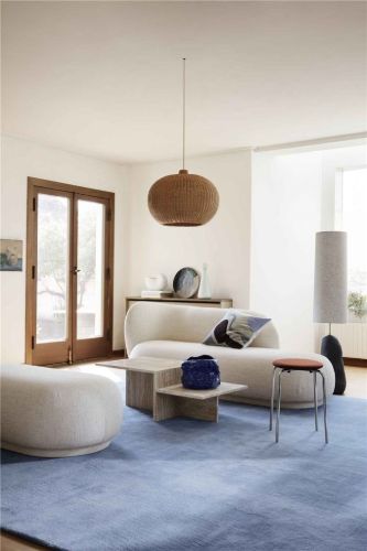 Ferm Living Rico Divan Brushed L: 190 cm - Warm Grey