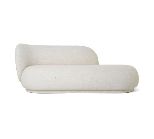 Ferm Living Rico Divan Brushed L L: 190 cm - Off White