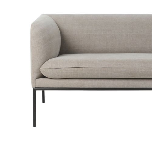 Ferm Living Turn 2-Seater Cotton Linen B: 160 cm - Natural