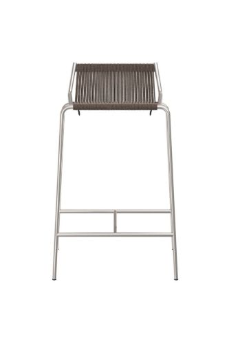 Thorup Copenhagen Noel Counter Chair SH: 67 cm - Stål/Mørkegrå