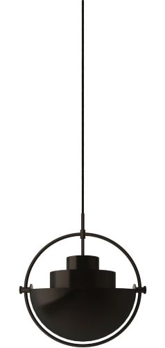 GUBI Multi-Lite Pendel Small Ø: 25,5 cm - Black Brass / Black Brass