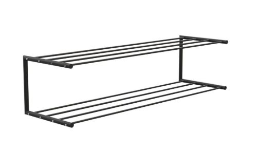 FROST NOVA Skohylde 2 L: 100cm - Mat Sort/Mat Sort