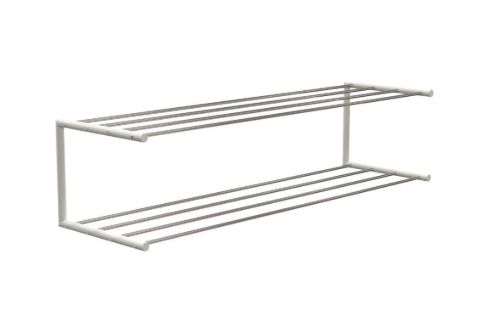FROST NOVA Skohylde 2 L: 100cm - Poleret/Mat Hvid