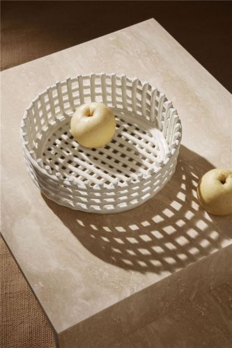Ferm Living Ceramic Centrepiece Ø: 29 cm - Off White