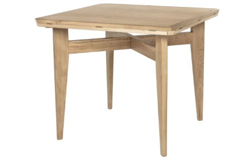 GUBI B Table Round Square 85x85 cm - Oak Matt Lacquered