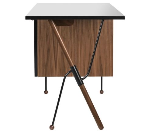 GUBI 62 Desk 120x60 cm - American Walnut