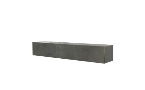 Audo Copenhagen Plinth Shelf B: 60 cm - Grey Kendzo Marble