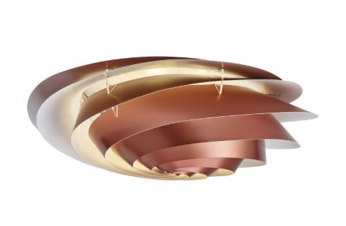 Le Klint 1320M Swirl Loft-/Væglampe Medium Ø: 60cm - Kobber