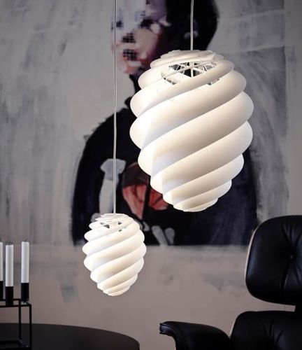 Le Klint 1312S Swirl 2 Pendel Small Ø: 18cm - Kobber