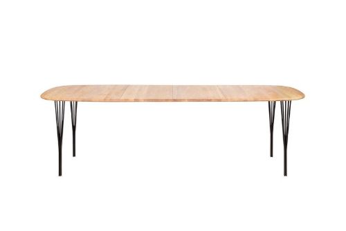 Haslev Symphony 88 Spisebord 90 x 150 cm - Olieret Eg / Sort