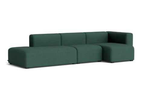 HAY Mags 3 Seater Combination 3 L: 304 cm - Right End - Olavi By HAY 16/Black Stained Beech