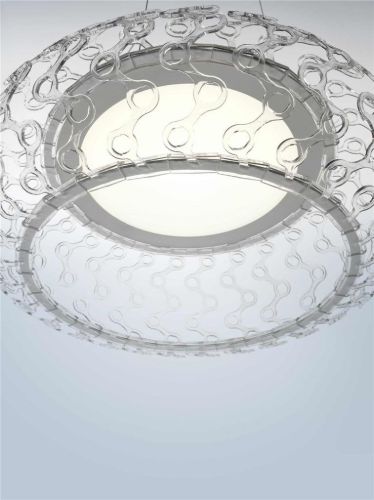 Foscarini Caboche Plus Medium Pendel LED Ø: 50cm - Transparent