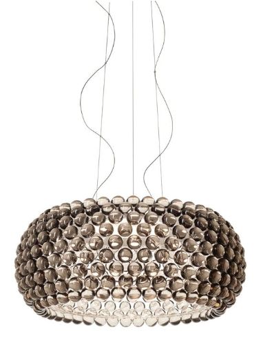 Foscarini Caboche Plus Stor Pendel LED Ø: 70cm - Grå