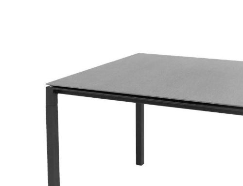 Cane-line Outdoor Pure Havebord 100x100 cm - Lava Grey/Basalt Grey Ceramic