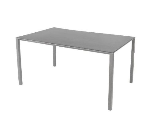 Cane-line Outdoor Pure Havebord 150x90 cm - Light Grey/Basalt Grey Ceramic