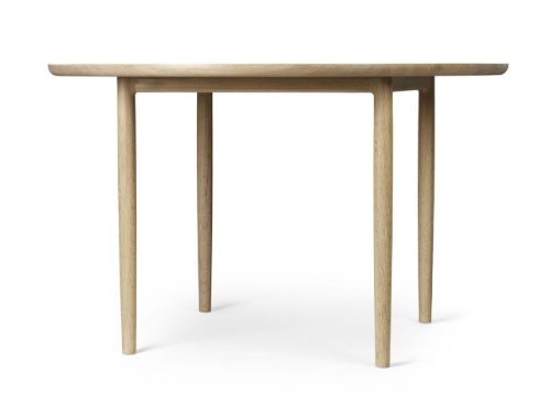 Brdr. Krüger ARV Round Dining Table Ø:120 cm - Hvidolieret Eg