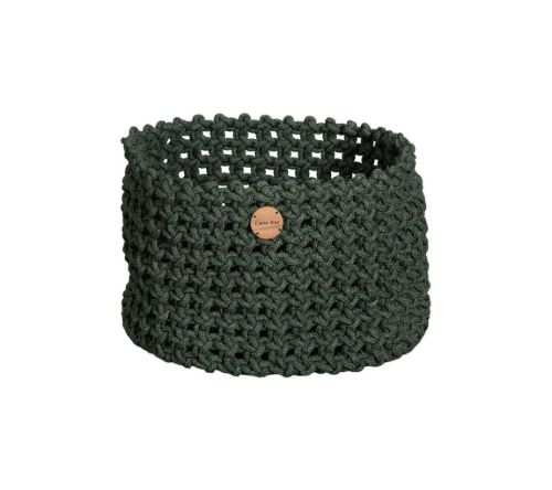 Cane-line Outdoor Soft Rope Kurv Stor Ø: 50 cm - Dark Green