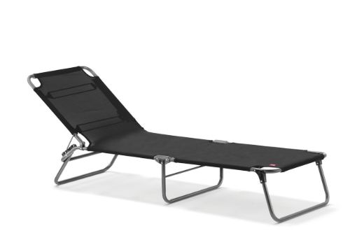 Fiam Amigo Outdoor Sunbed L: 190 cm - Black