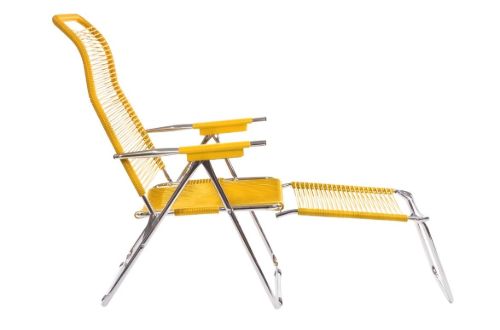 Fiam Spaghetti Outdoor Relax Armchair SH: 38 cm - Yellow