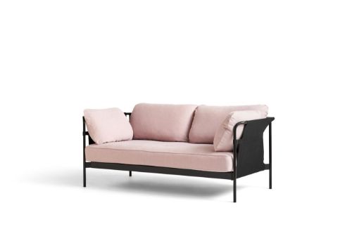 HAY Can 2 Seater L: 172 cm - Linara 415 / Black Powder Coated Steel