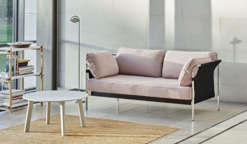 HAY Can 2 Seater L: 172 cm - Linara 415 / Black Powder Coated Steel