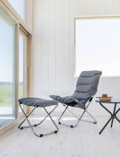 Fiam Chico Soft Outdoor Stool H: 46,5 cm - Anthracite
