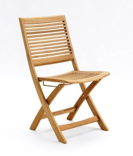 Kircodan Espresso Klapstol Uden Armlæn SH: 45 cm - Teak
