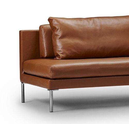 Juul 701 Hjørnesofa 220x230 cm - Prestige 03/Børstet Rustfrit Stål