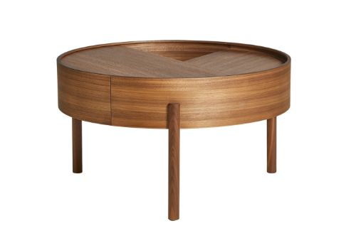 Woud Arc Coffee Table Ø: 66 cm - Walnut