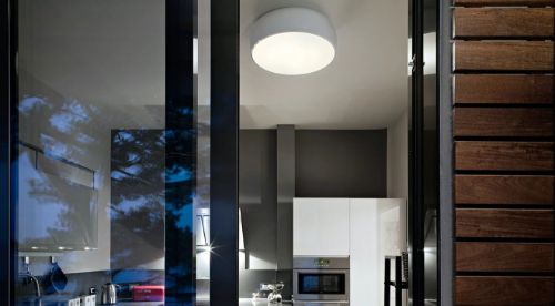 FLOS Smithfield Ceiling Lamp Ø: 60 cm - Red