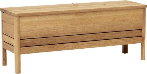 Form & Refine A Line Storage Bench 111 B: 111 cm - Oiled Oak