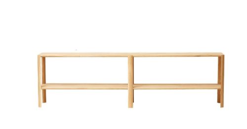 Form & Refine Leaf Shelf 2x2 L: 200 cm - Oiled Oak