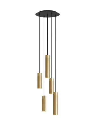 Thorup Copenhagen Patrone Pendant Cluster 5-Light Ø: 33 cm - Messing