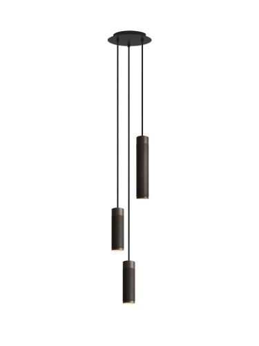 Thorup Copenhagen Patrone Pendant Cluster 3-Light Ø: 22 cm - Bruneret Messing