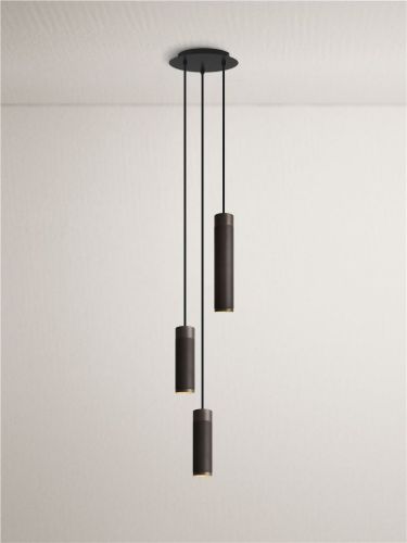 Thorup Copenhagen Patrone Pendant Cluster 3-Light Ø: 22 cm - Bruneret Messing