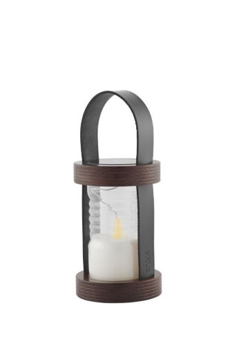Sirius Aston Solar Lanterne H: 28,5 cm - Sort/Brun