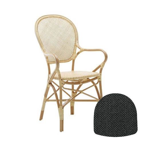 Sika-Design Hynde til Rossini & Isabell Stol 43x45 cm - A669 Rintin Oxalis Dark Grey
