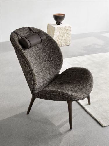 Vipp 466 Lodge Neck Rest for Lodge Lounge Chair L: 40,5 cm - Light Leather