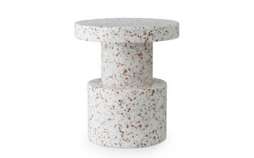 Normann Copenhagen Bit Skammel H: 42 cm - Hvid