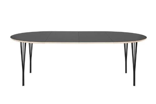 Haslev Tillægsplade Til Symphony 82 105 x 48 cm - Grafit Laminat