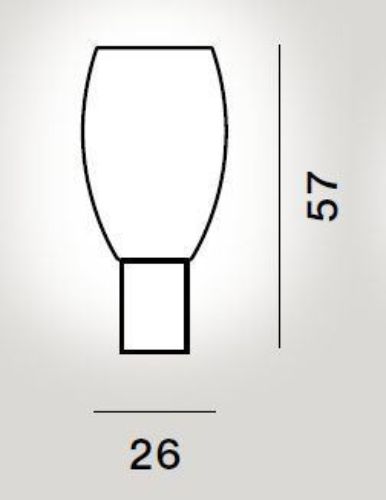 Foscarini Buds 1 Bordlampe H: 57 cm - Varm Hvid