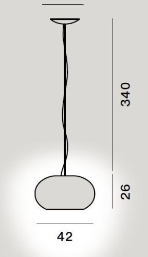 Foscarini Buds 2 Pendel LED Dæmpbar Ø: 26cm - Varm Hvid