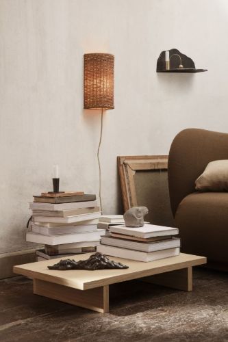 Ferm Living Kona Low Table 78x47,5cm - Natural Oak Veneer