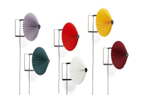 HAY Matin Wall Lamp 300 30x25 cm - White / Brass