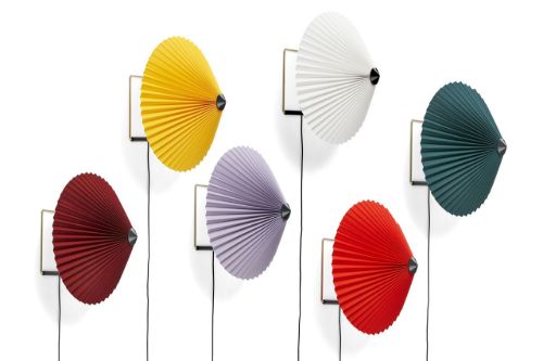 HAY Matin Wall Lamp 380 38x25 cm - Oxide Red / Brass