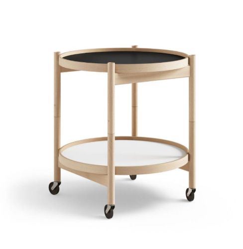 Brdr. Krüger Bølling Bakkebord m. 2 bakker Ø: 50 cm - Olieret Bøg/Base
